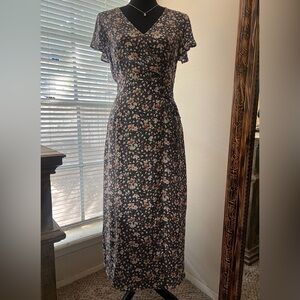 Sienna Sky Navy Floral Maxi Dress